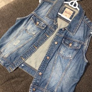 Sleeveless Mudd Jean Jacket